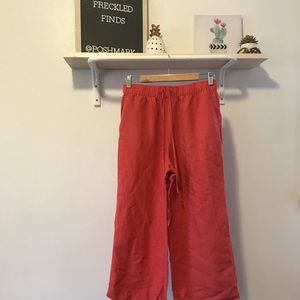 Abercrombie and Fitch linen wide leg capris